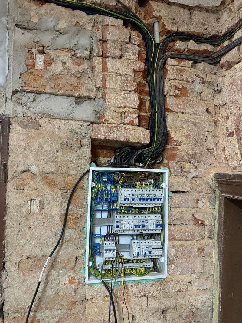 Rozvaděč po elektroinstalačních úpravách Elektrovia